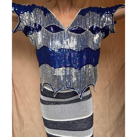 Vintage Sequin Top - Picture 2 of 10